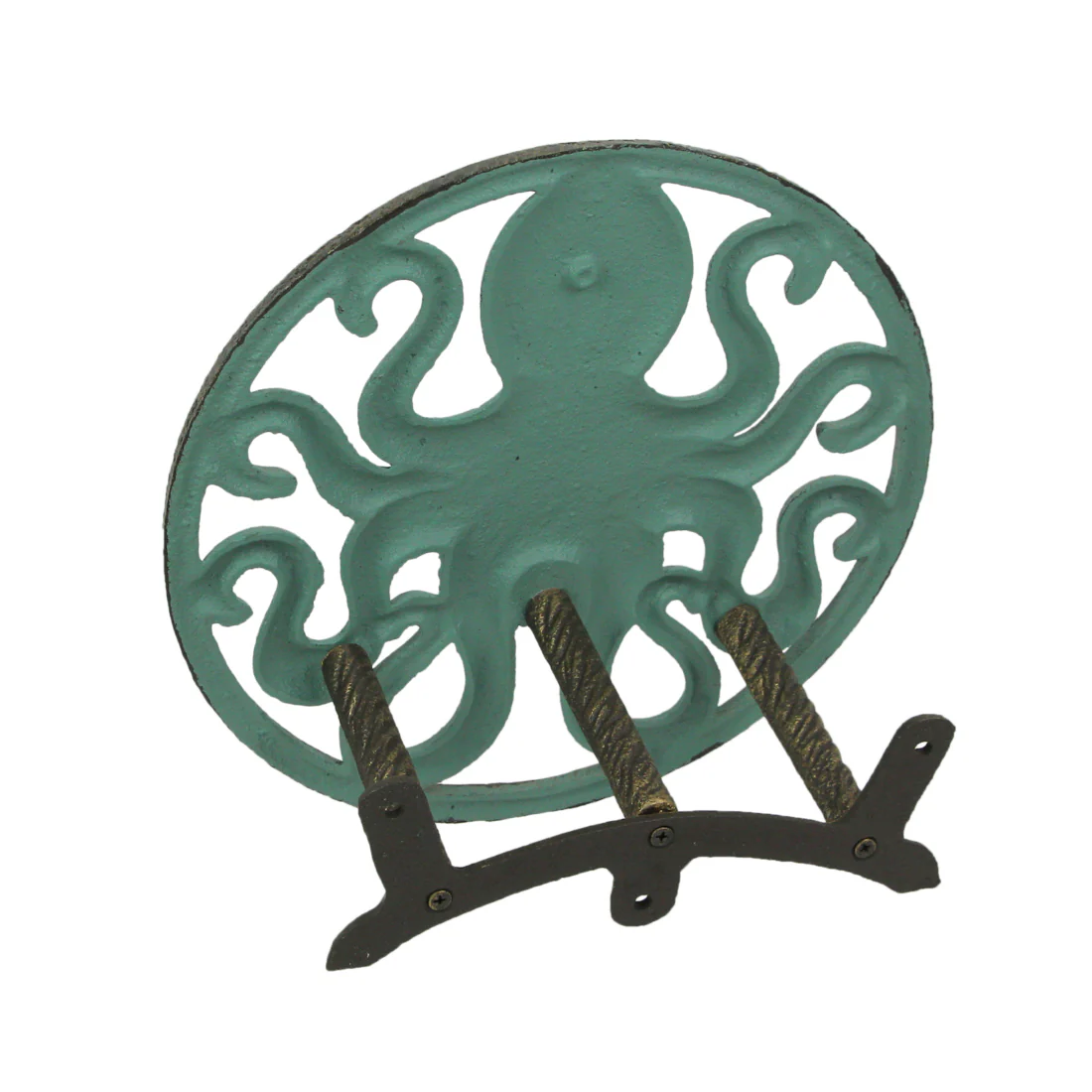 Cast Iron Octopus Decorative Wall Mounted Hanging Garden Hose Hanger Holder - Image 7