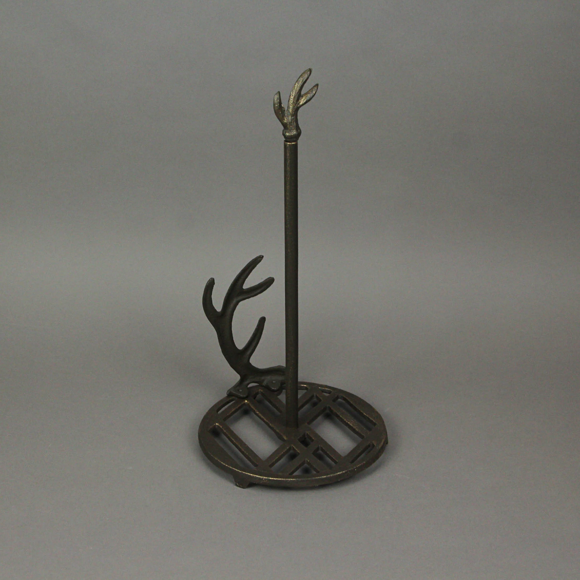 Cast Iron Antler Paper Towel Holder Countertop Deer Cabin Theme Kitchen Decor - Image 5