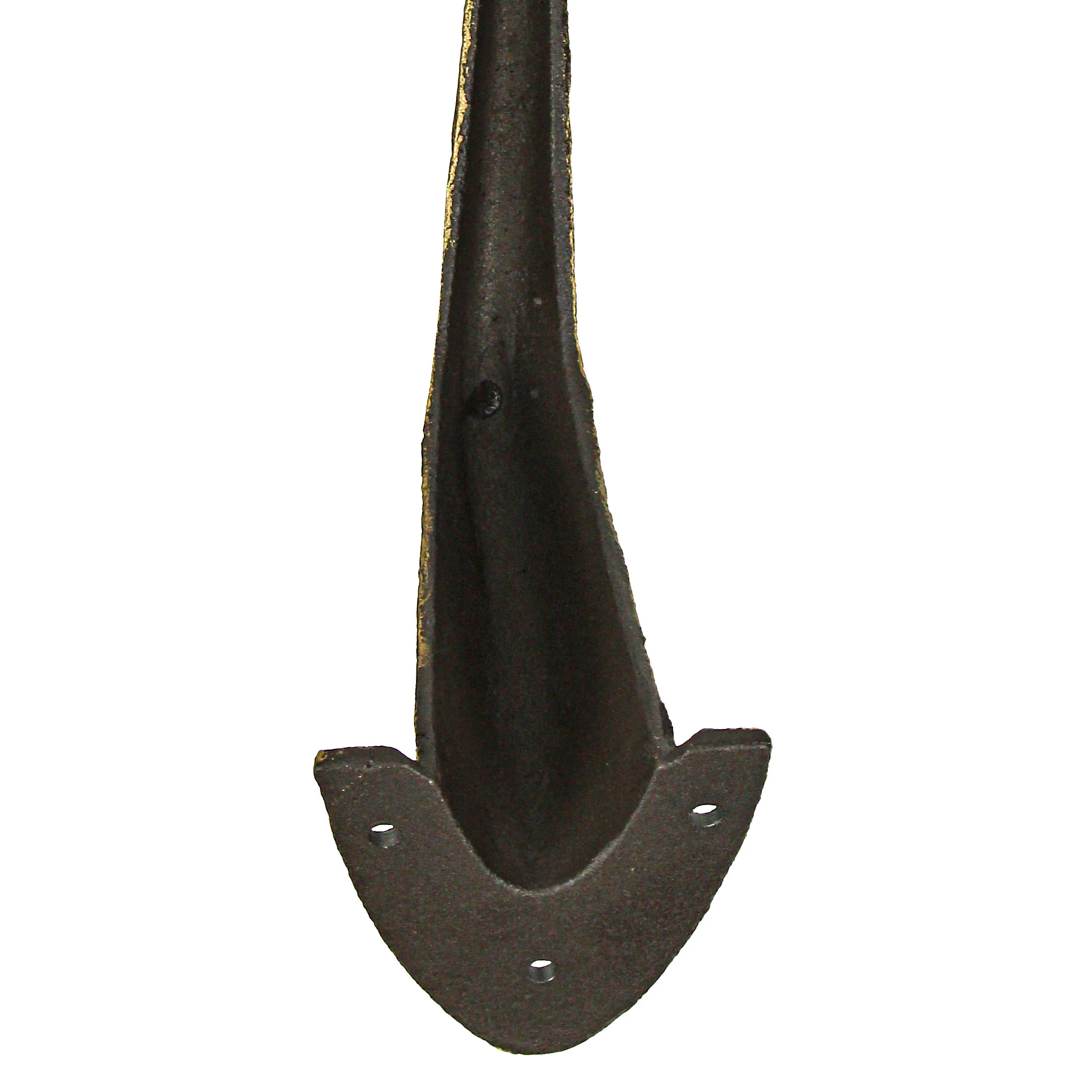 Bronze Finish Cast Iron Whale Tail Decorative Garden Hose Wall Hook Home Storage - Image 7